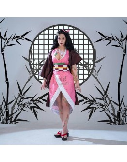 Demon Slayer Nezuko Kamado New Form Kimono RPG Clothing