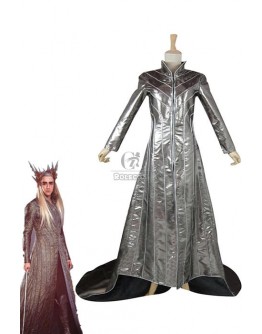 The Hobbit Genie King Dark Grey Long Coat RPG Clothing